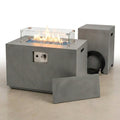 Propane Fire Pit Table Built for Year-Round Use, 50000 BTU, Steel Construction, Tank Holder Included