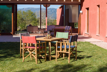 Zircon Folding Square Teak Table